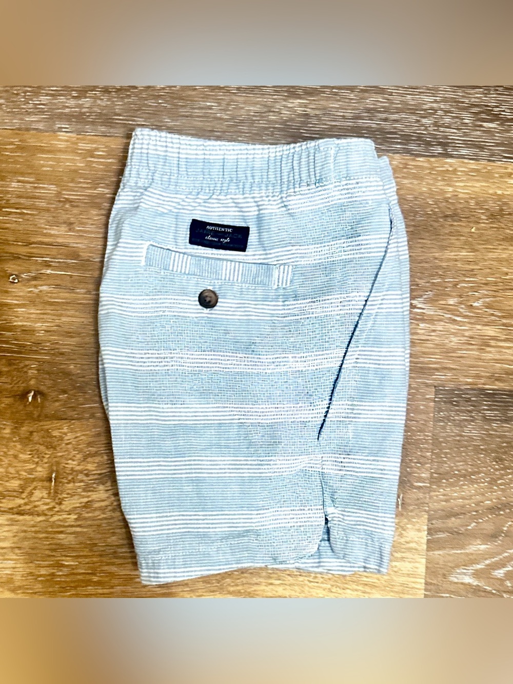 EUC Janie and Jack Striped Linen Pull-On Shorts - Picture 5 of 7